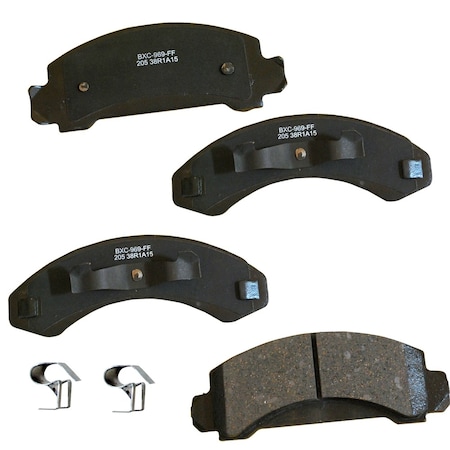Stop By Bendix STOP Ceramic Disc Brake Pad - Front, SBC205 SBC205