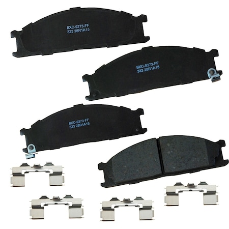Stop By Bendix STOP Ceramic Disc Brake Pad - Front, SBC333 SBC333