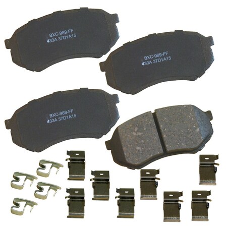 Stop By Bendix STOP Ceramic Disc Brake Pad - Front, SBC433A SBC433A