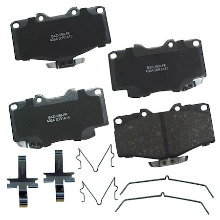 Stop By Bendix STOP Ceramic Disc Brake Pad - Front, SBC436A SBC436A
