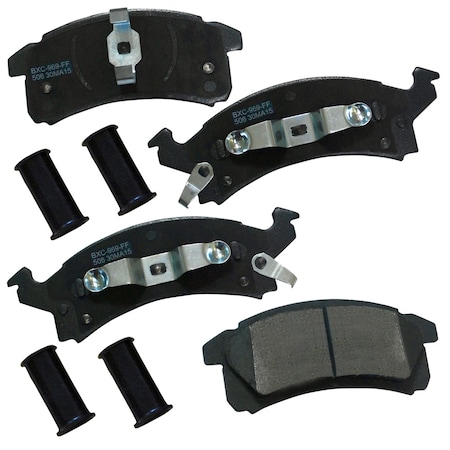 Stop By Bendix STOP Ceramic Disc Brake Pad - Front, SBC506 SBC506