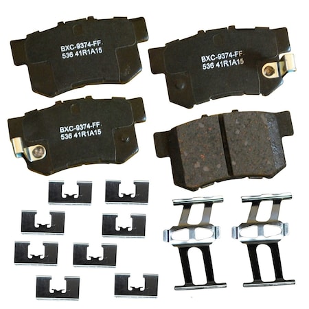 Stop By Bendix STOP Ceramic Disc Brake Pad - Rear, SBC536 SBC536