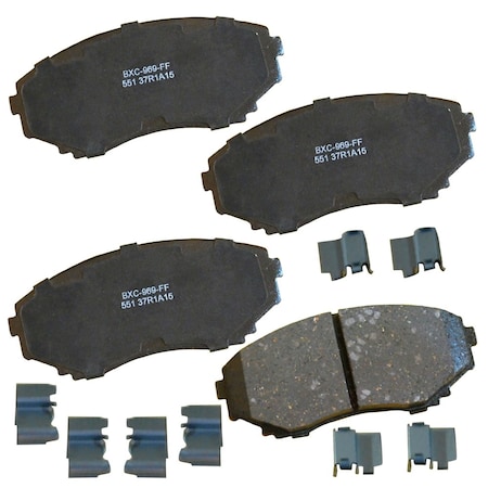 Stop By Bendix STOP Ceramic Disc Brake Pad - Front, SBC551 SBC551
