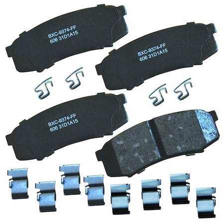 Stop By Bendix STOP Ceramic Disc Brake Pad, SBC606 SBC606