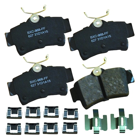 Stop By Bendix STOP Ceramic Disc Brake Pad - Rear, SBC627 SBC627