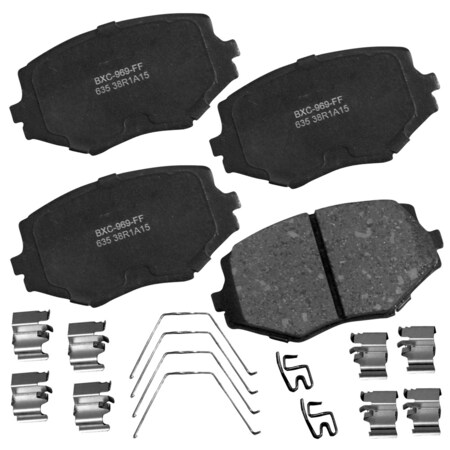 Stop By Bendix STOP Ceramic Disc Brake Pad - Front, SBC635 SBC635