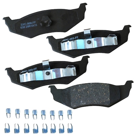 Stop By Bendix STOP Ceramic Disc Brake Pad - Rear, SBC658 SBC658