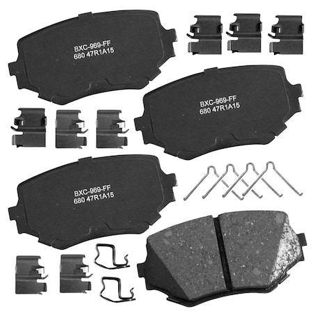 Stop By Bendix Disc Brake Pad Set, SBC680, Front SBC680