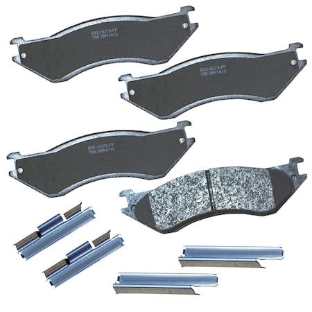 Stop By Bendix STOP Ceramic Disc Brake Pad - Front, SBC758 SBC758