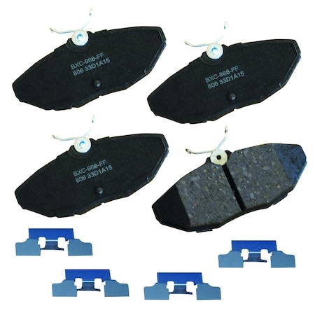 Stop By Bendix STOP Ceramic Disc Brake Pad - Rear, SBC806 SBC806