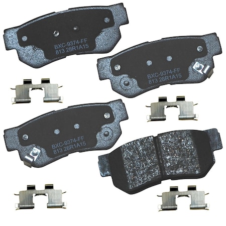 Stop By Bendix Disc Brake Pad Set, SBC813, Rear SBC813
