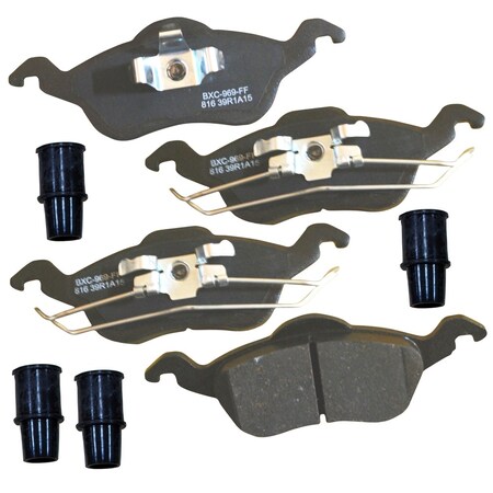 Stop By Bendix STOP Ceramic Disc Brake Pad - Front, SBC816 SBC816