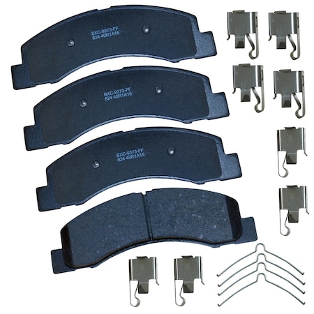 Stop By Bendix STOP Ceramic Disc Brake Pad - Front, SBC824 SBC824