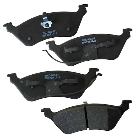 Stop By Bendix STOP Ceramic Disc Brake Pad - Rear, SBC858 SBC858