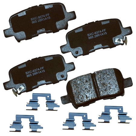 Stop By Bendix STOP Ceramic Disc Brake Pad - Rear, SBC865 SBC865