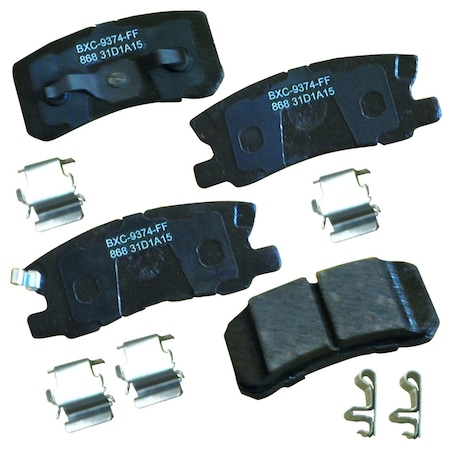 Stop By Bendix STOP Ceramic Disc Brake Pad - Rear, SBC868 SBC868