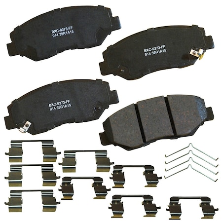 Stop By Bendix STOP Ceramic Disc Brake Pad - Front, SBC914 SBC914