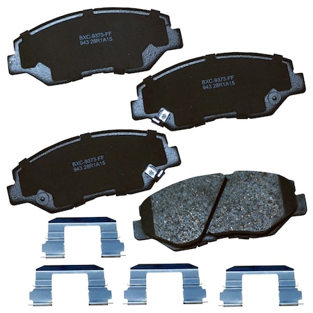 Stop By Bendix STOP Ceramic Disc Brake Pad - Front, SBC943 SBC943