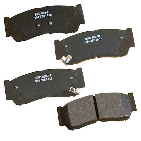 Stop By Bendix STOP Ceramic Disc Brake Pad - Rear, SBC954 SBC954