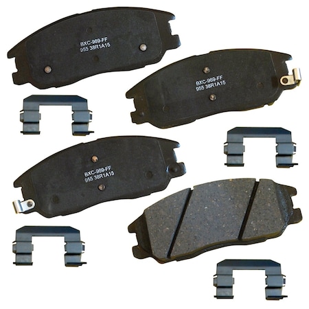 Stop By Bendix STOP Ceramic Disc Brake Pad - Front, SBC955 SBC955