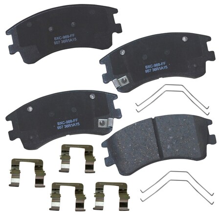 Stop By Bendix STOP Ceramic Disc Brake Pad - Front, SBC957 SBC957