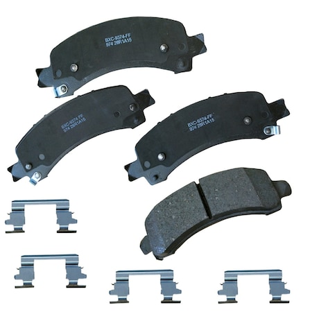 Stop By Bendix Disc Brake Pad Set, SBC974, Rear SBC974