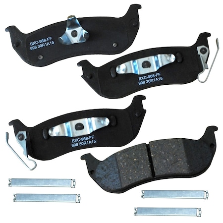 Stop By Bendix STOP Ceramic Disc Brake Pad - Rear, SBC998 SBC998