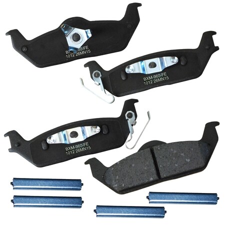 Stop By Bendix Stop Semi-Metallic Disc Brake Pad - Rear, SBM1012 SBM1012
