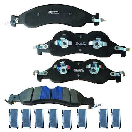 Stop By Bendix Disc Brake Pad Set, SBM1278, Front SBM1278
