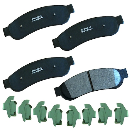 Stop By Bendix Stop Semi-Metallic Disc Brake Pad - Rear, SBM1334 SBM1334