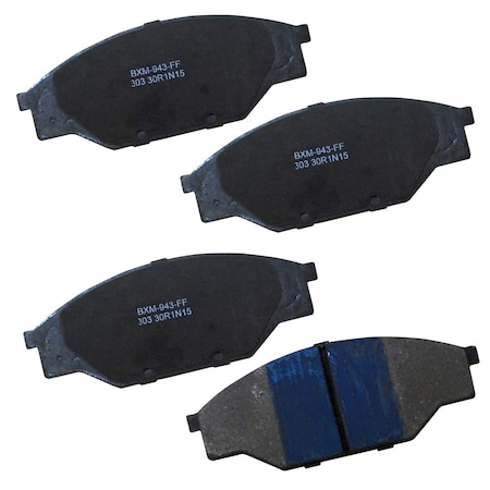 STOP BY BENDIX Stop Semi-Metallic Disc Brake Pad - Front, SBM303 SBM303