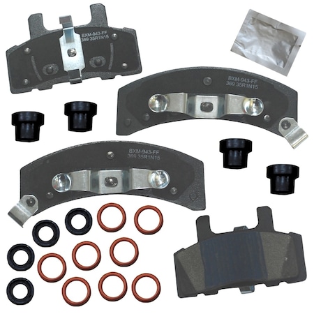 Stop By Bendix Stop Semi-Metallic Disc Brake Pad - Front, SBM369 SBM369