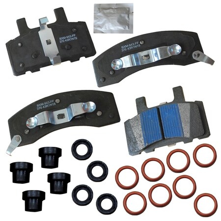Stop By Bendix Stop Semi-Metallic Disc Brake Pad - Front, SBM370 SBM370