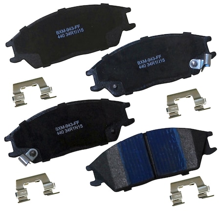 Stop By Bendix Stop Semi-Metallic Disc Brake Pad - Front, SBM440 SBM440