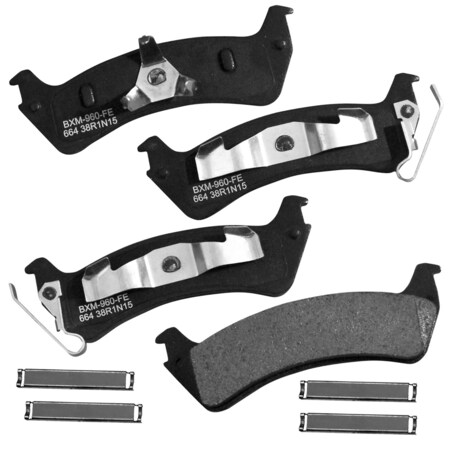 Stop By Bendix Disc Brake Pad Set 1995-2000 Ford Windstar, SBM664, Rear SBM664