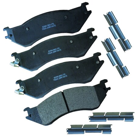 Stop By Bendix Disc Brake Pad Set, SBM702A, Rear SBM702A