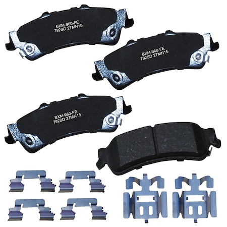 Stop By Bendix Stop Semi-Metallic Disc Brake Pad - Rear, SBM792SD SBM792SD