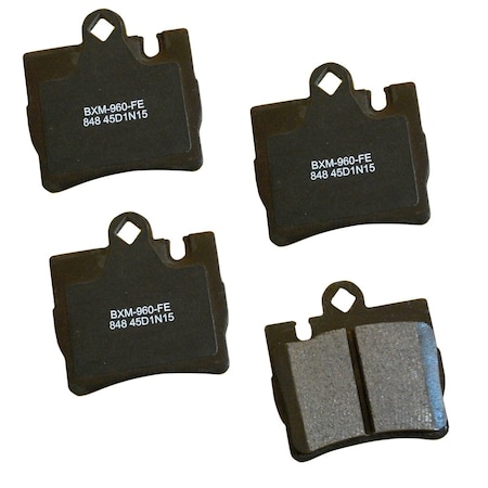 Stop By Bendix Stop Semi-Metallic Disc Brake Pad - Rear, SBM848 SBM848