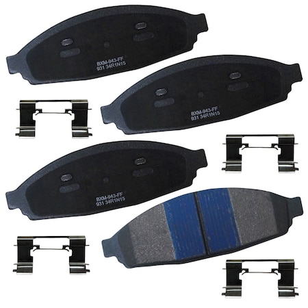 Stop By Bendix Disc Brake Pad Set, SBM931 SBM931