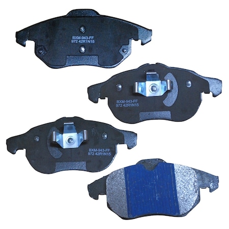 Stop By Bendix Stop Semi-Metallic Disc Brake Pad - Front, SBM972 SBM972