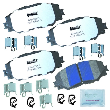 Bendix Disc Brake Pad Set, MKD1210FM, Front MKD1210FM