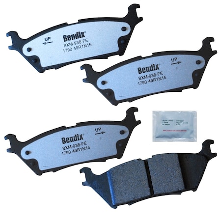 Bendix Disc Brake Pad Set, MKD1790FM, Rear MKD1790FM