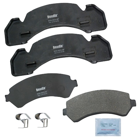Bendix Disc Brake Pad Set, MKD184FM, Front/Rear MKD184FM
