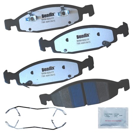 Bendix Disc Brake Pad Set 1999-2002 Jeep Grand Cherokee 4.0L 4.7L, MKD790FM MKD790FM