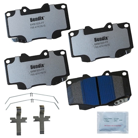 Bendix Disc Brake Pad Set 1999-2004 Toyota Tacoma 2.4L 2.7L 3.4L, MKD799FM MKD799FM