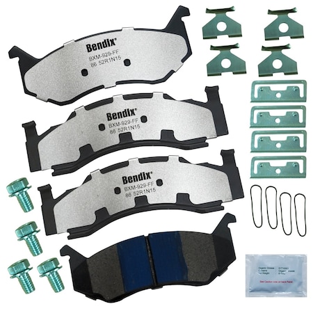 Bendix Disc Brake Pad Set, MKD86FM, Front MKD86FM