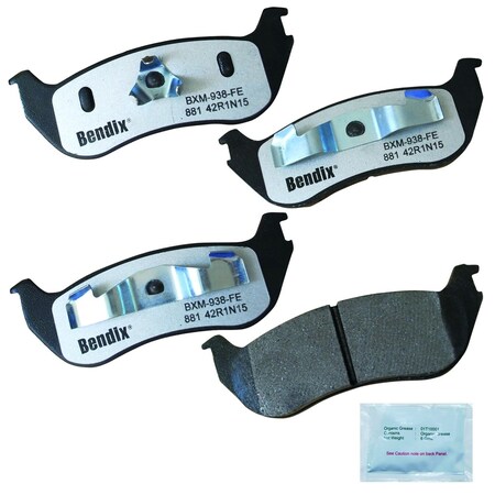 Bendix Disc Brake Pad Set, MKD881FM, Rear MKD881FM