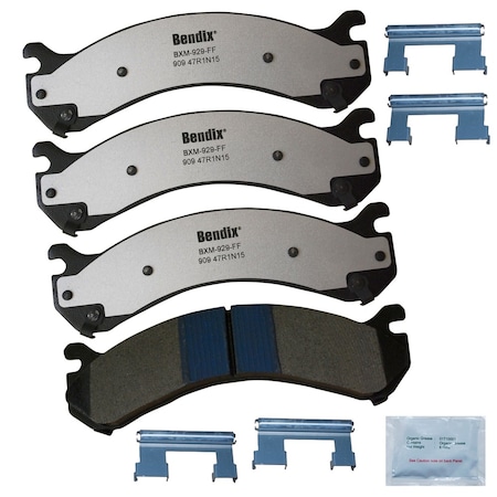 Bendix Disc Brake Pad Set, MKD909FM, Rear MKD909FM