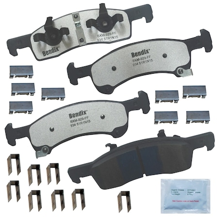 Bendix Disc Brake Pad Set, MKD934FM, Front MKD934FM