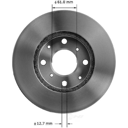 Bendix Front Brake Rotor, PRT1581 PRT1581